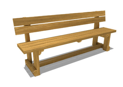 Panchina in legno GAGPA452
