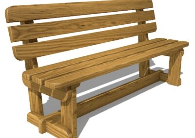 Panchina in legno GAGPA600